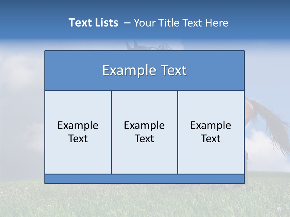 Pasture Ranch Eye PowerPoint Template