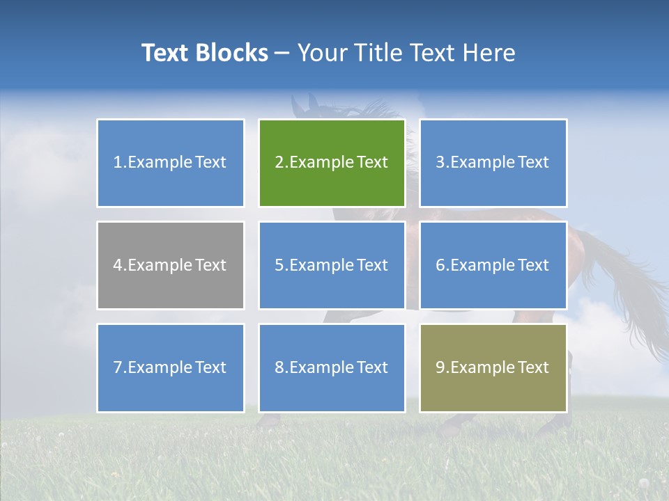 Pasture Ranch Eye PowerPoint Template