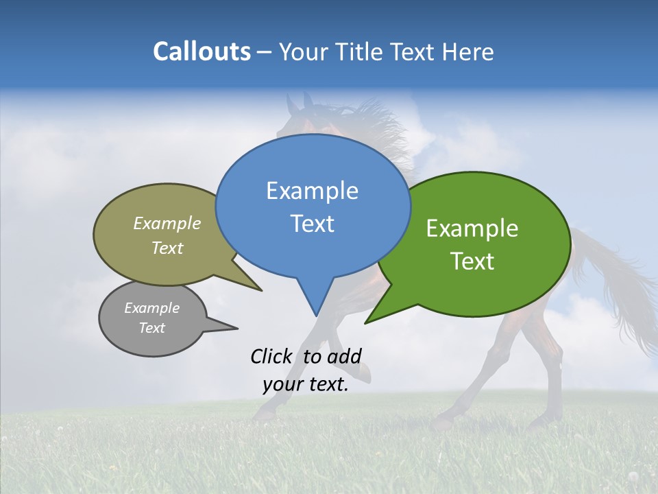 Pasture Ranch Eye PowerPoint Template
