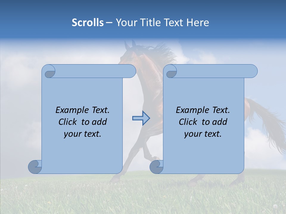 Pasture Ranch Eye PowerPoint Template