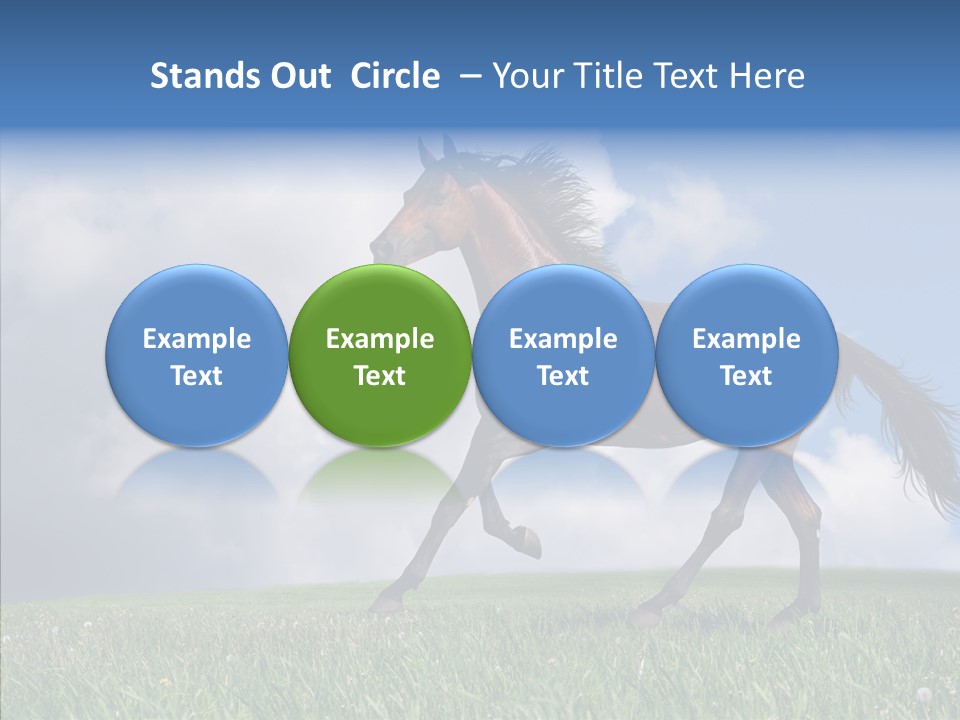Pasture Ranch Eye PowerPoint Template