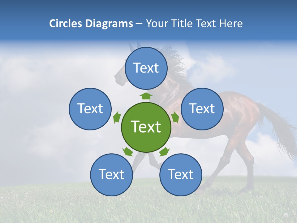 Pasture Ranch Eye PowerPoint Template