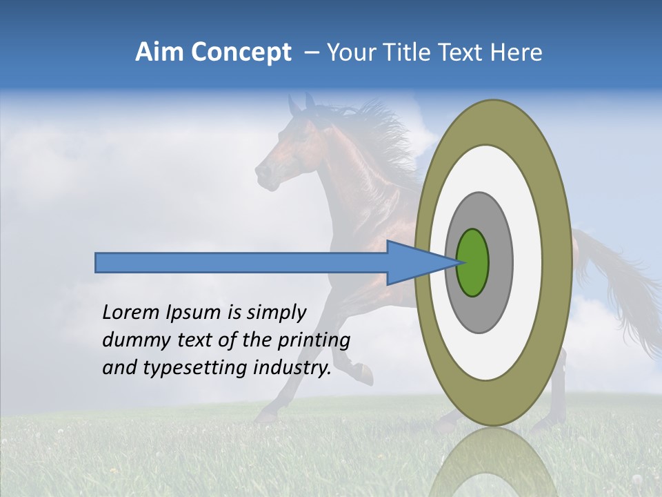 Pasture Ranch Eye PowerPoint Template