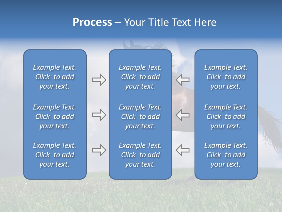 Pasture Ranch Eye PowerPoint Template