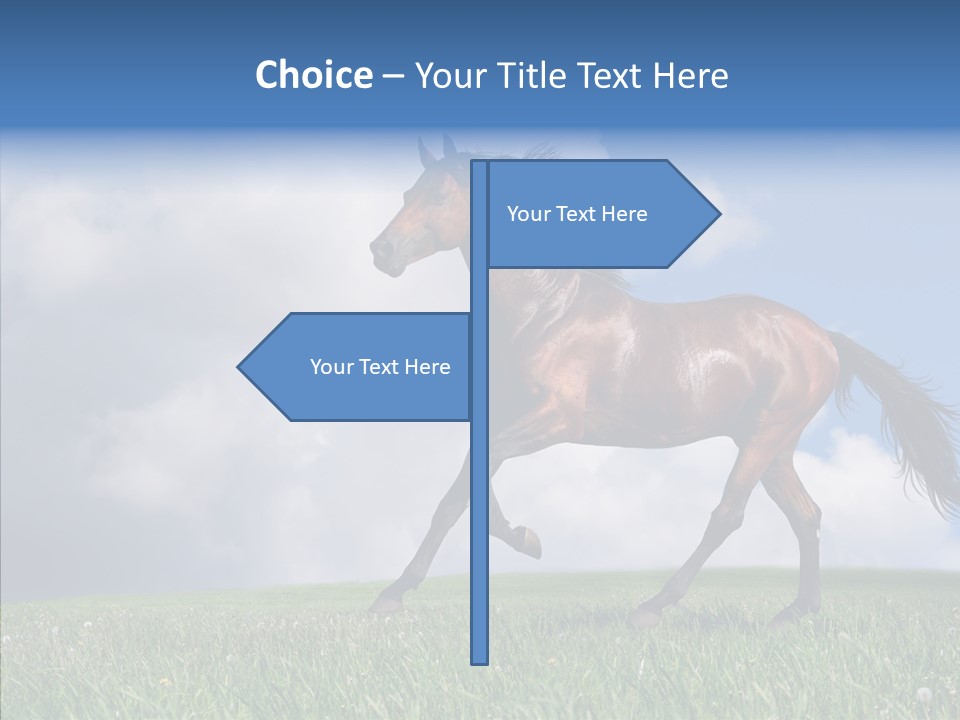 Pasture Ranch Eye PowerPoint Template