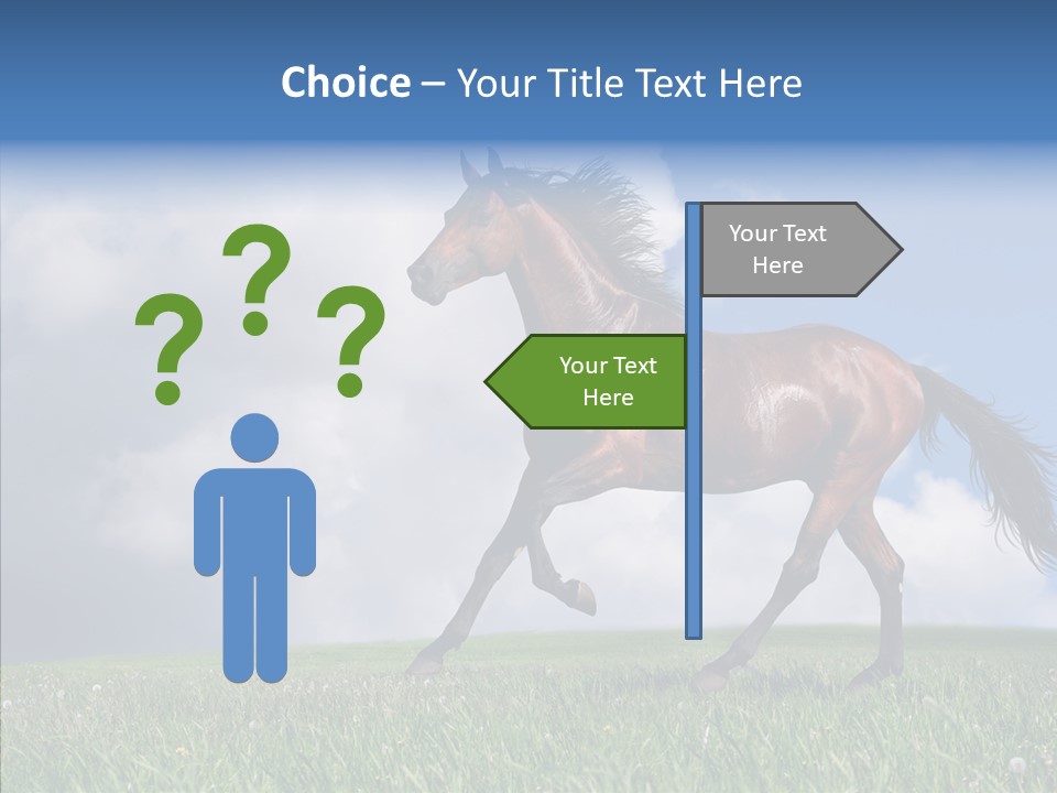 Pasture Ranch Eye PowerPoint Template