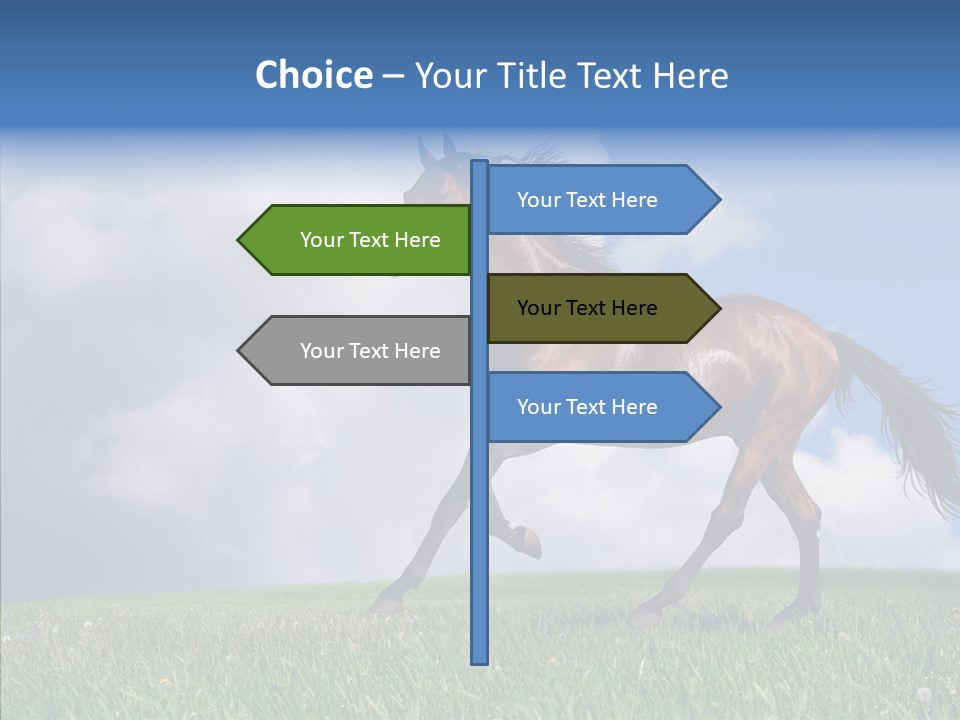 Pasture Ranch Eye PowerPoint Template