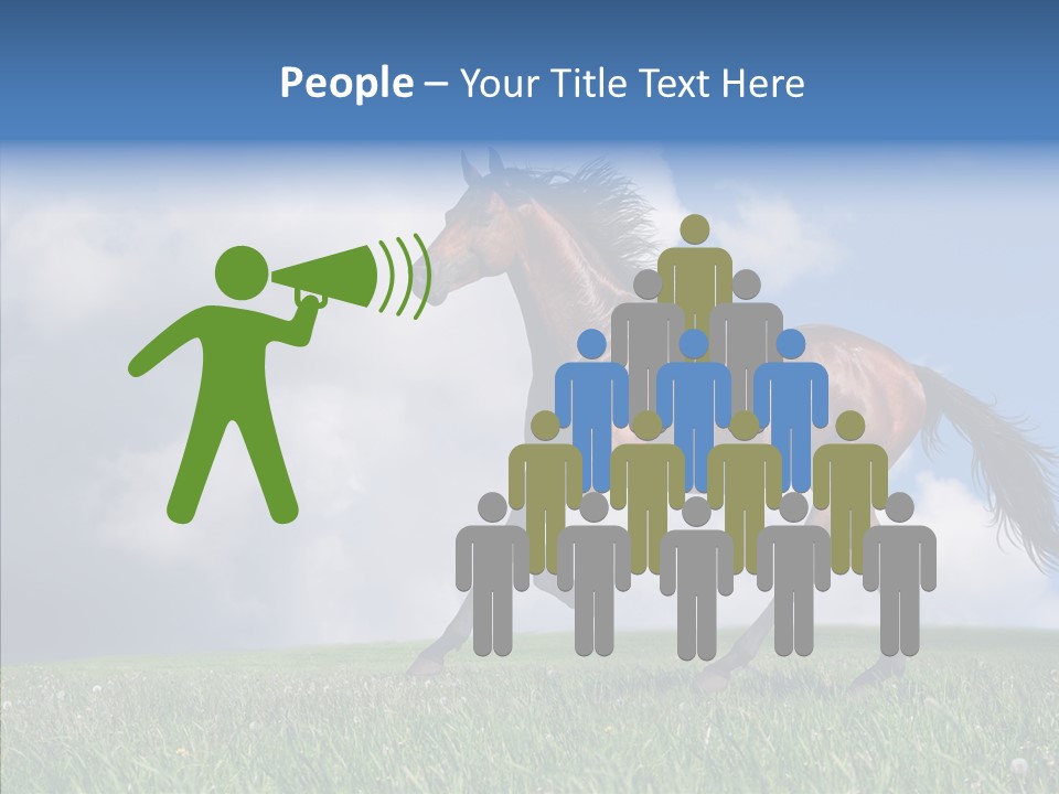 Pasture Ranch Eye PowerPoint Template