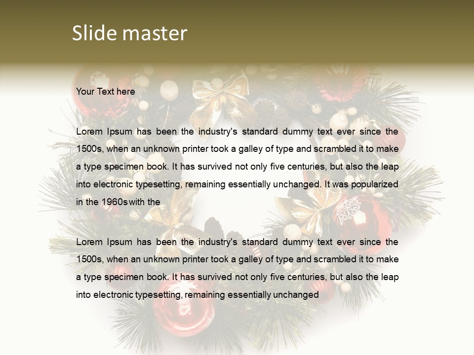 Spruce Christmas Year PowerPoint Template