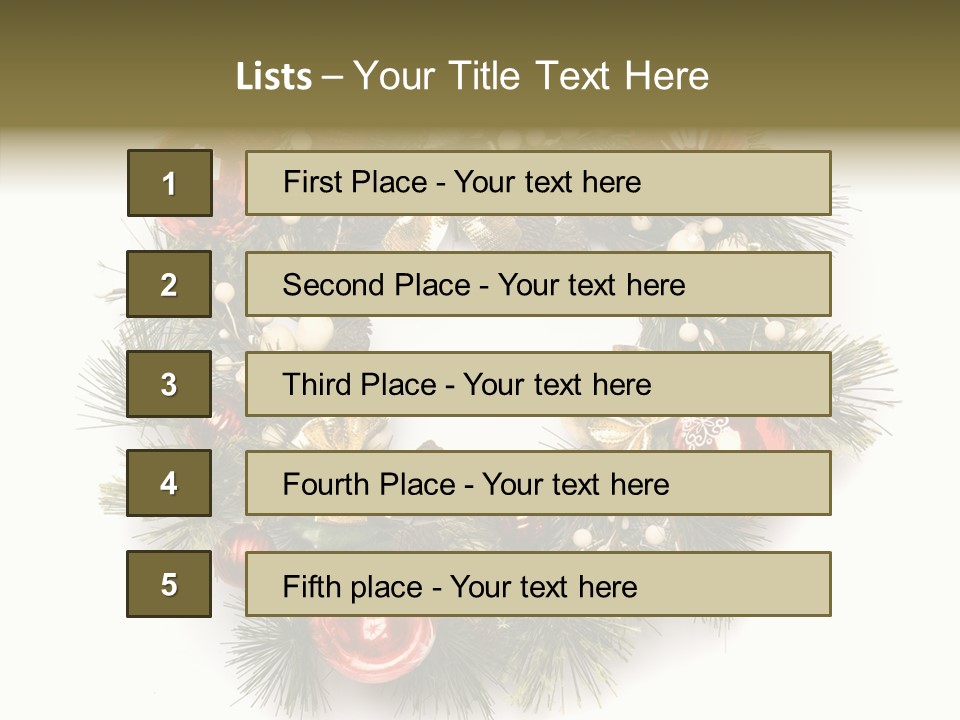 Spruce Christmas Year PowerPoint Template