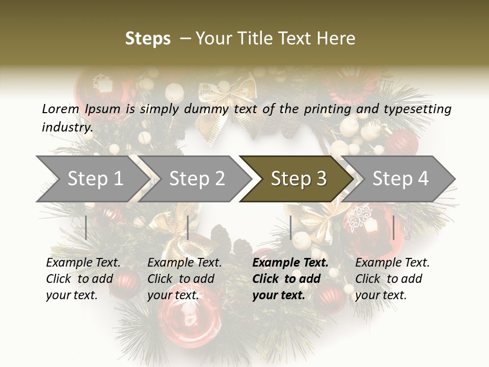 Spruce Christmas Year PowerPoint Template