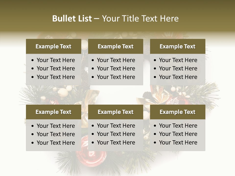 Spruce Christmas Year PowerPoint Template