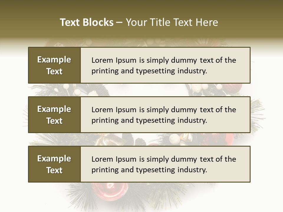 Spruce Christmas Year PowerPoint Template
