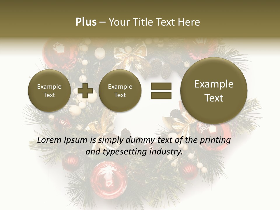 Spruce Christmas Year PowerPoint Template