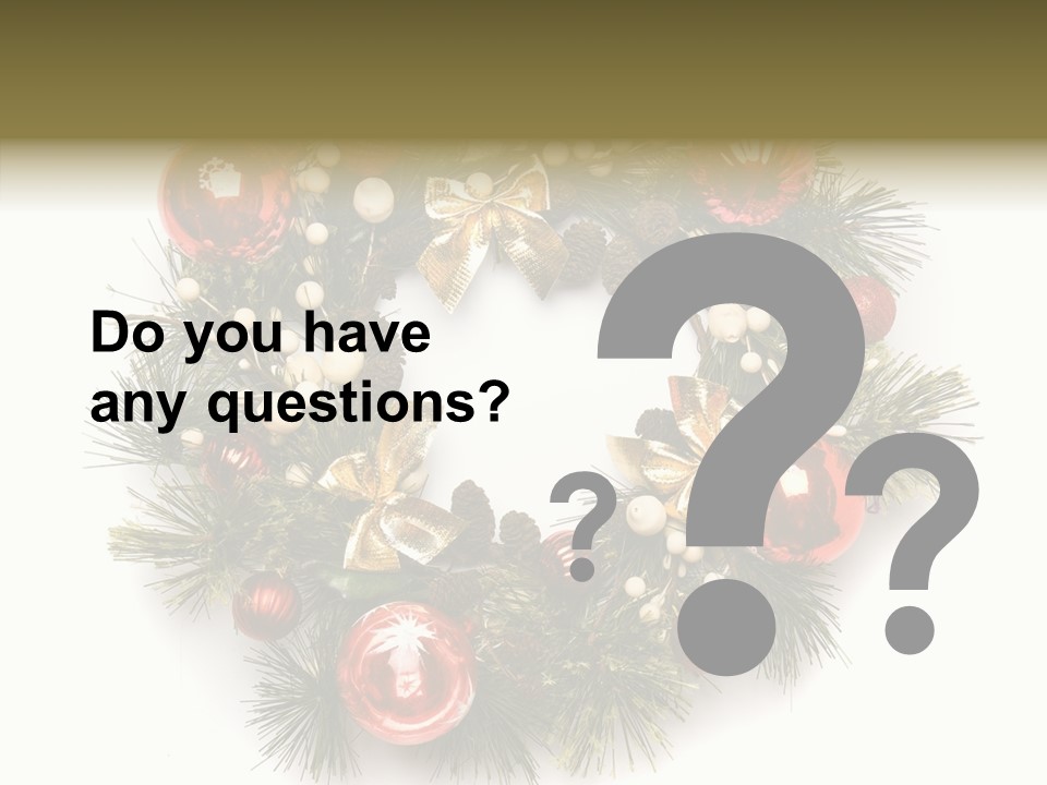 Spruce Christmas Year PowerPoint Template