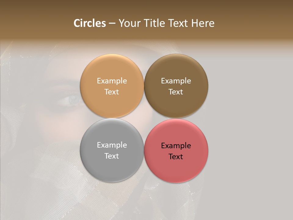 Eye Head Black PowerPoint Template