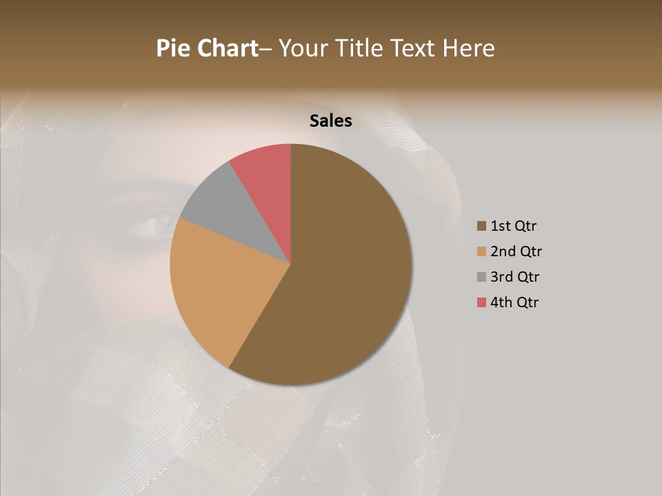 Eye Head Black PowerPoint Template
