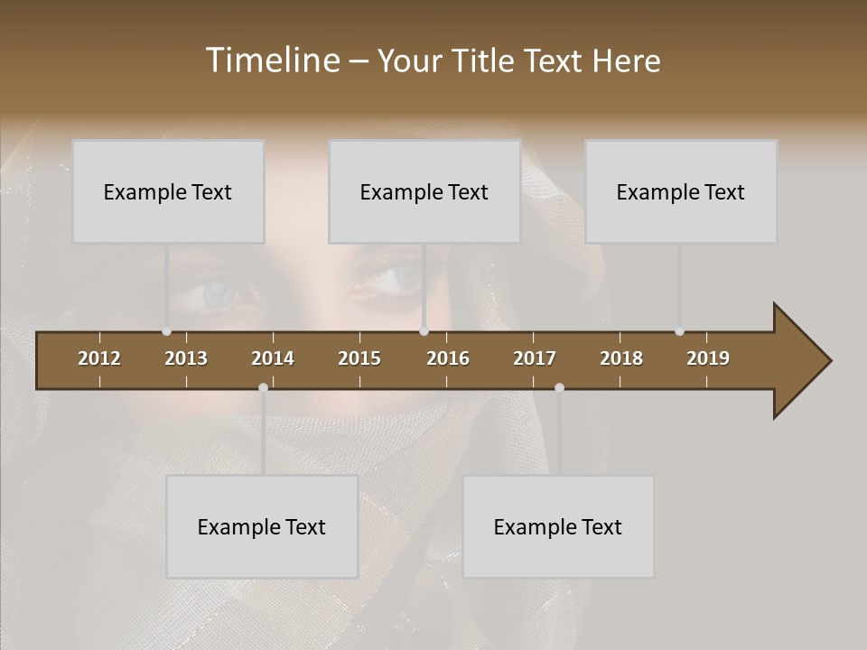 Eye Head Black PowerPoint Template