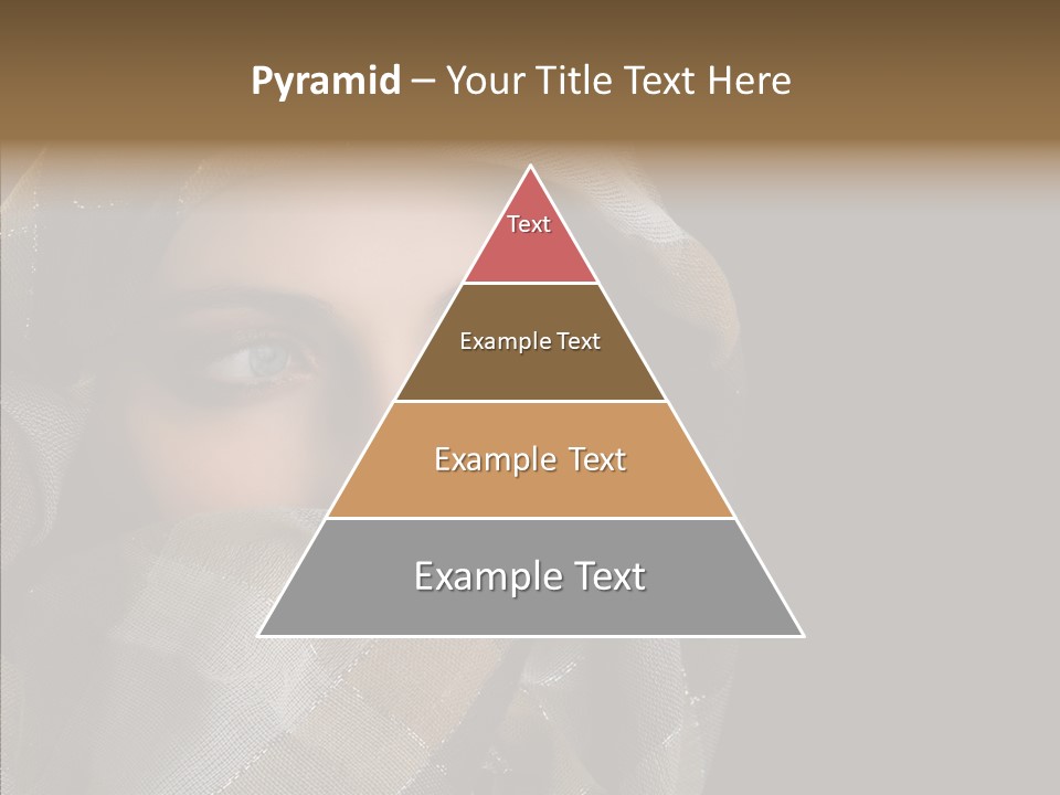 Eye Head Black PowerPoint Template
