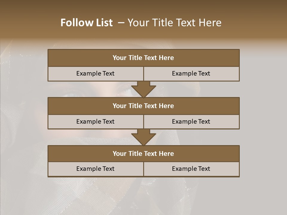 Eye Head Black PowerPoint Template