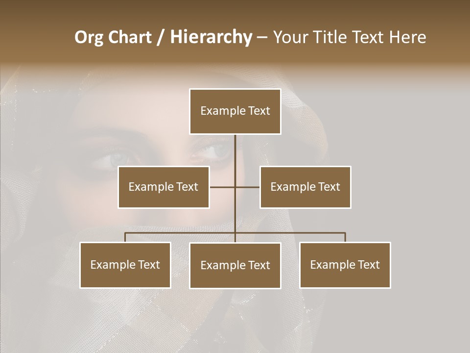 Eye Head Black PowerPoint Template