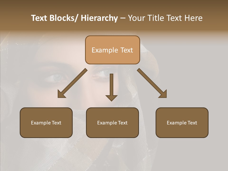 Eye Head Black PowerPoint Template