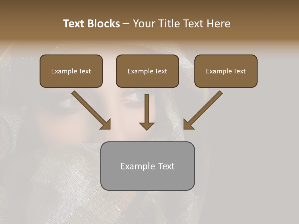 Eye Head Black PowerPoint Template