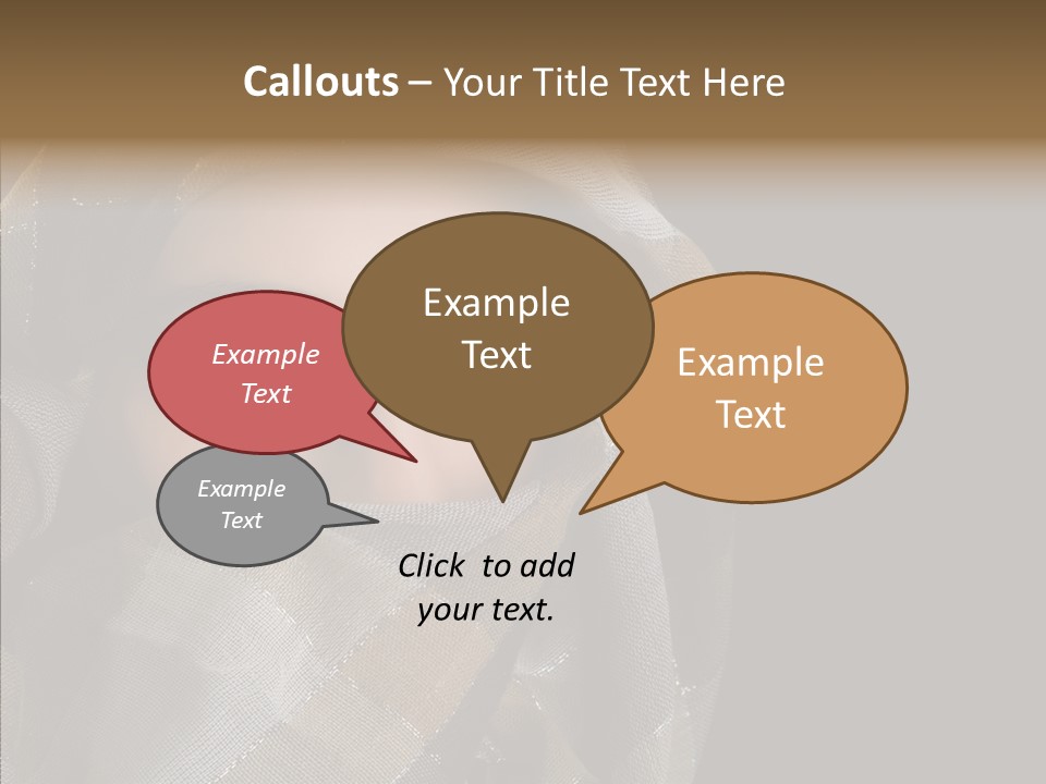 Eye Head Black PowerPoint Template