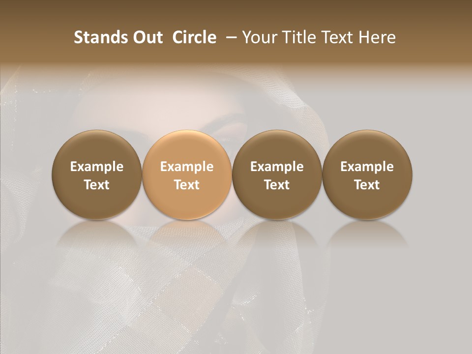 Eye Head Black PowerPoint Template