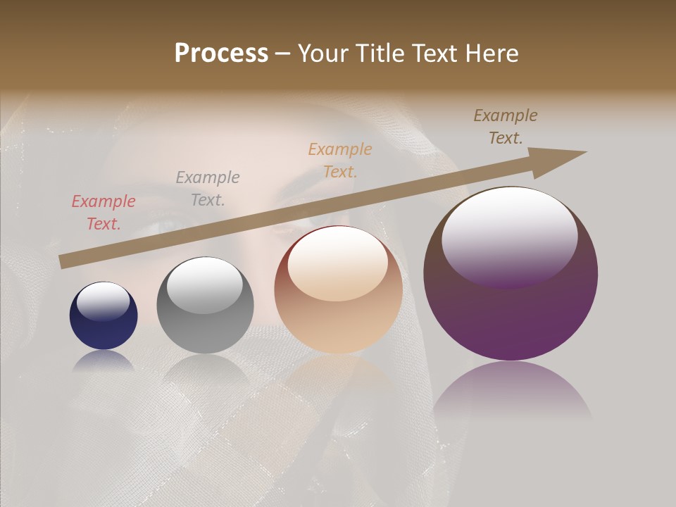 Eye Head Black PowerPoint Template