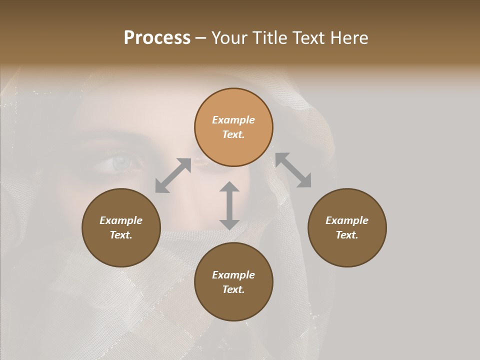 Eye Head Black PowerPoint Template
