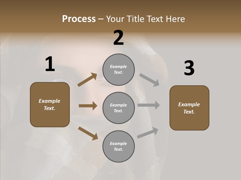 Eye Head Black PowerPoint Template