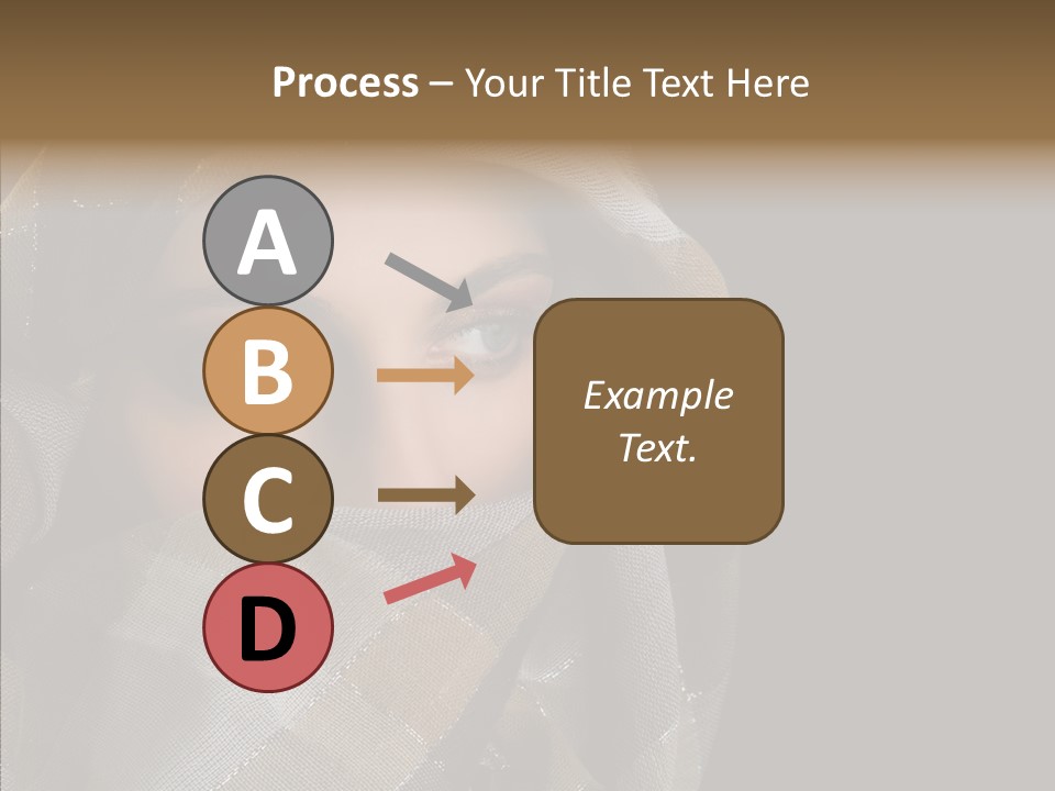 Eye Head Black PowerPoint Template