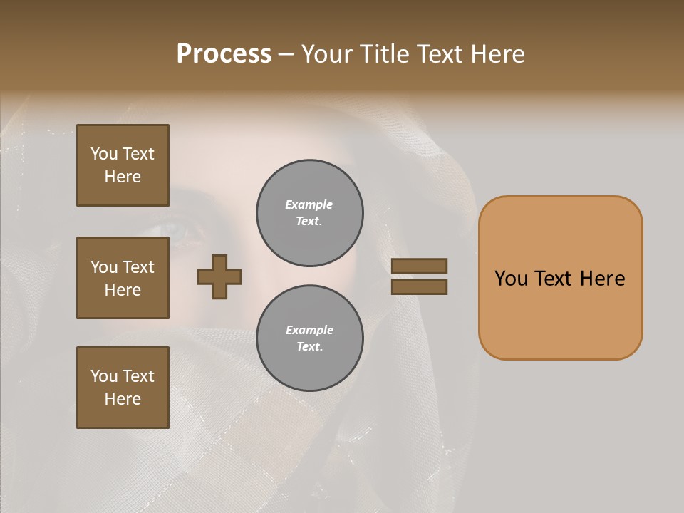 Eye Head Black PowerPoint Template