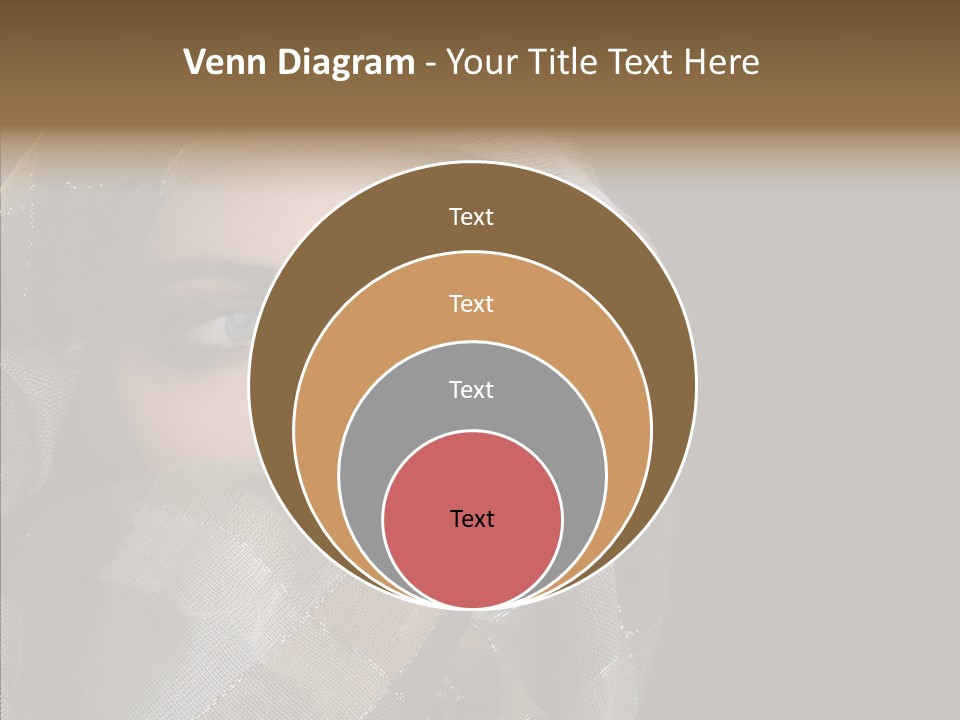 Eye Head Black PowerPoint Template