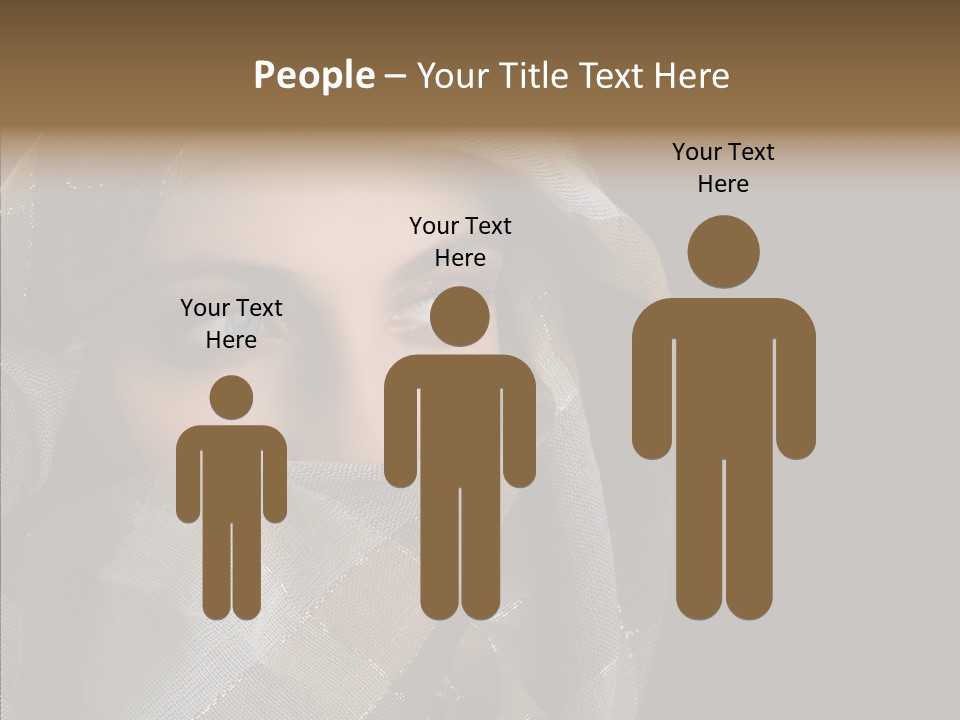 Eye Head Black PowerPoint Template