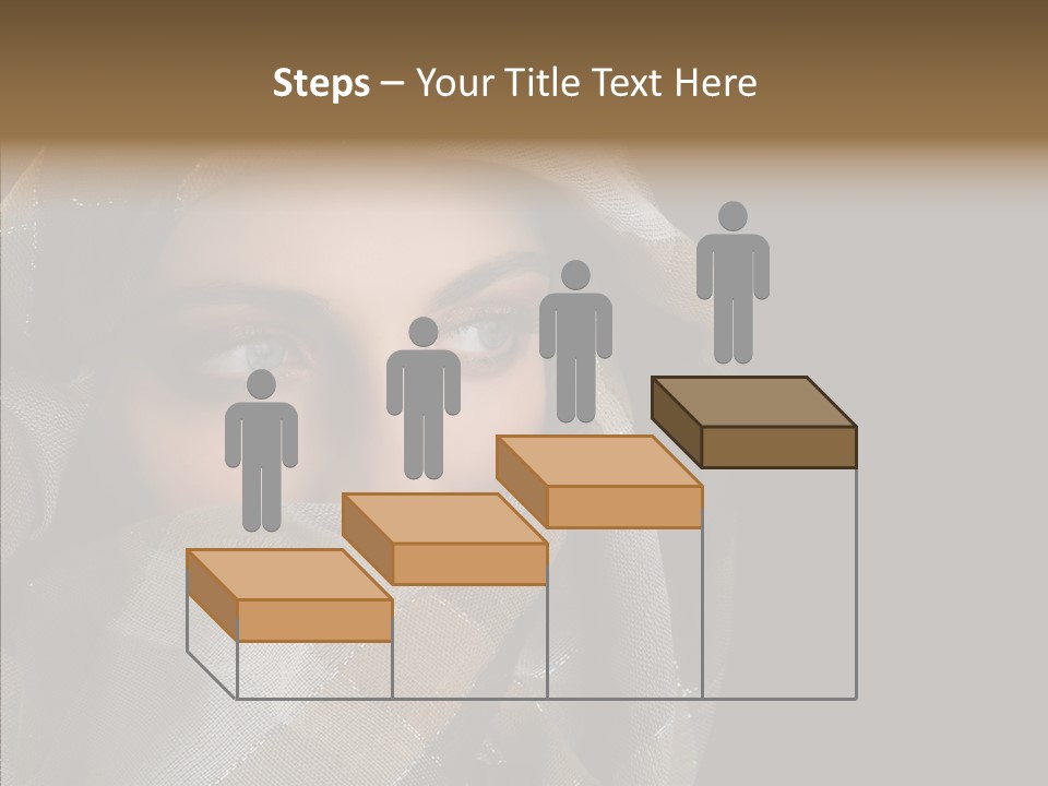 Eye Head Black PowerPoint Template