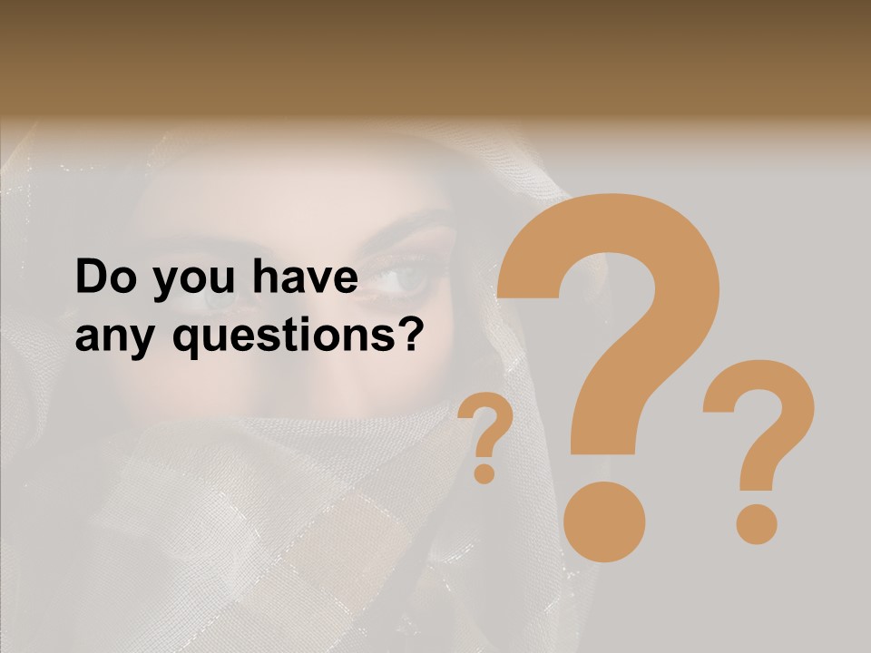 Eye Head Black PowerPoint Template