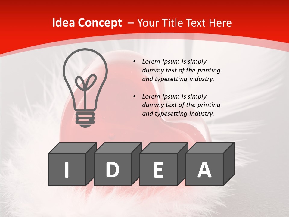 Saint Close Up Leaf PowerPoint Template