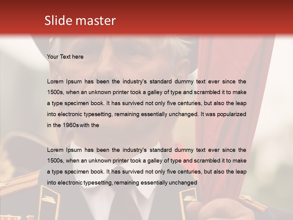 Military Strong World PowerPoint Template