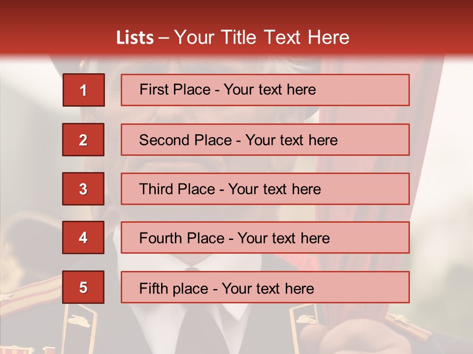 Military Strong World PowerPoint Template