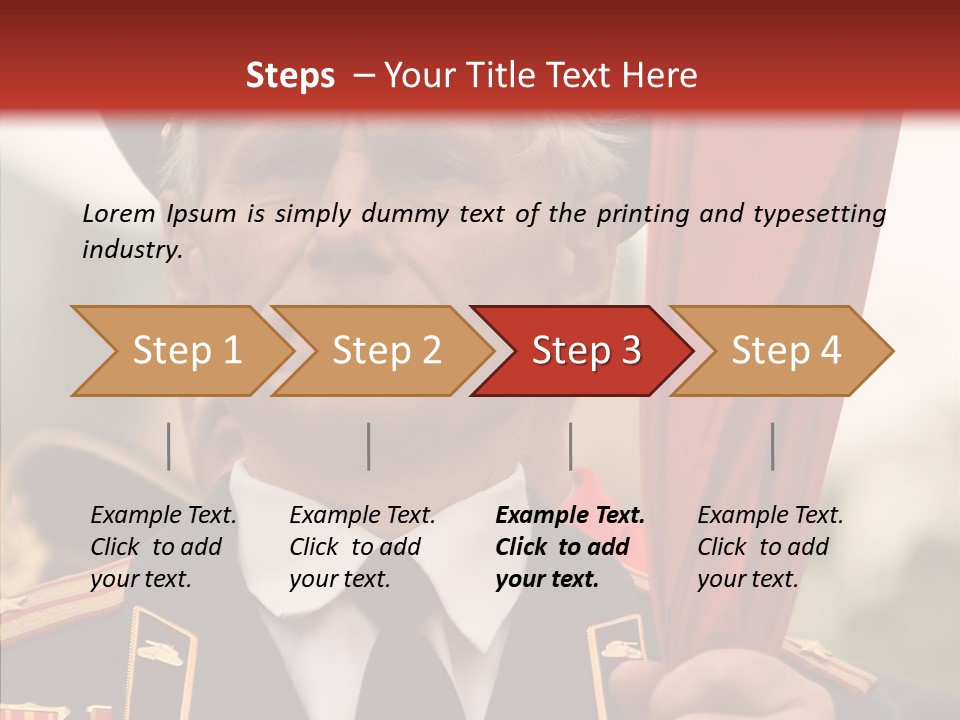 Military Strong World PowerPoint Template