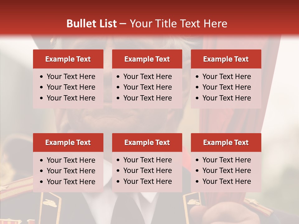 Military Strong World PowerPoint Template