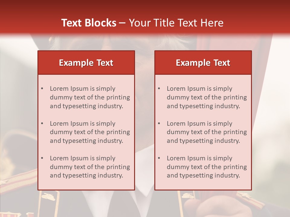 Military Strong World PowerPoint Template