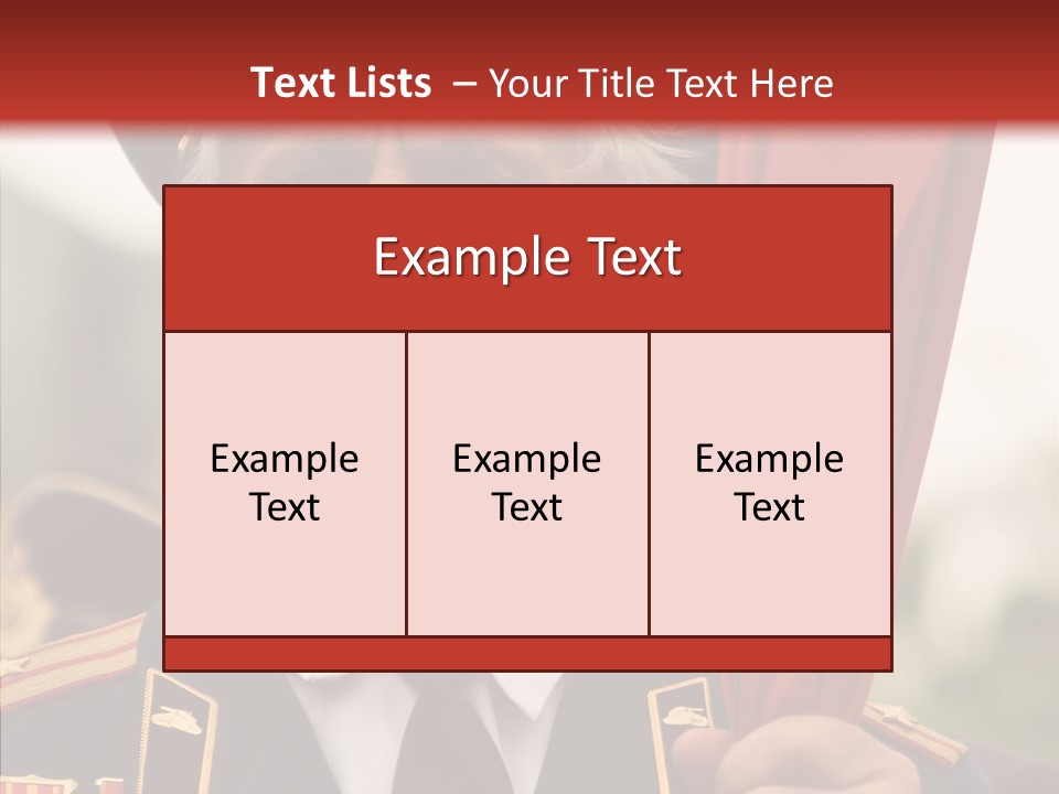 Military Strong World PowerPoint Template