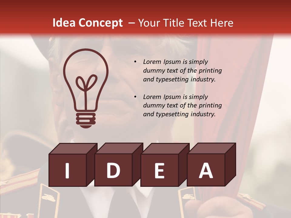 Military Strong World PowerPoint Template