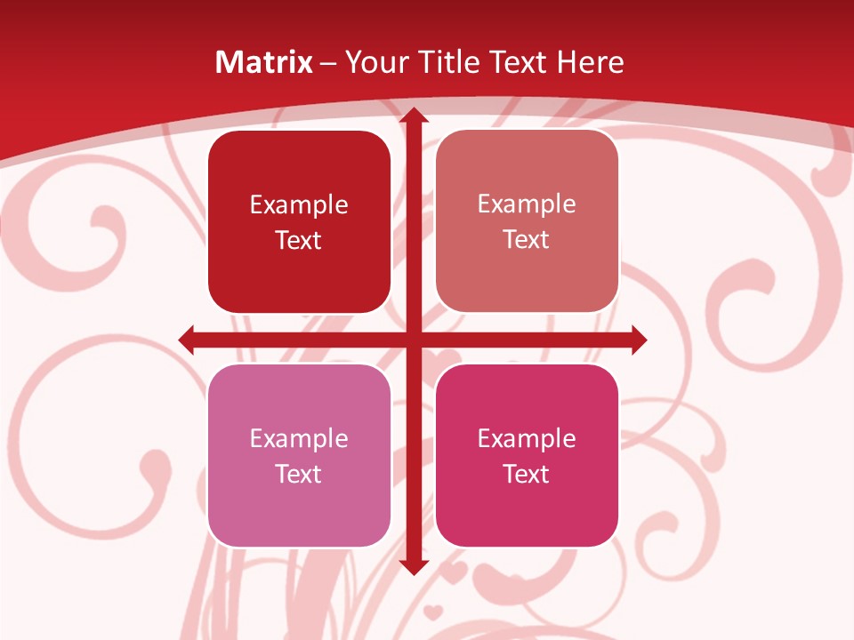 Love Botanical Outline PowerPoint Template