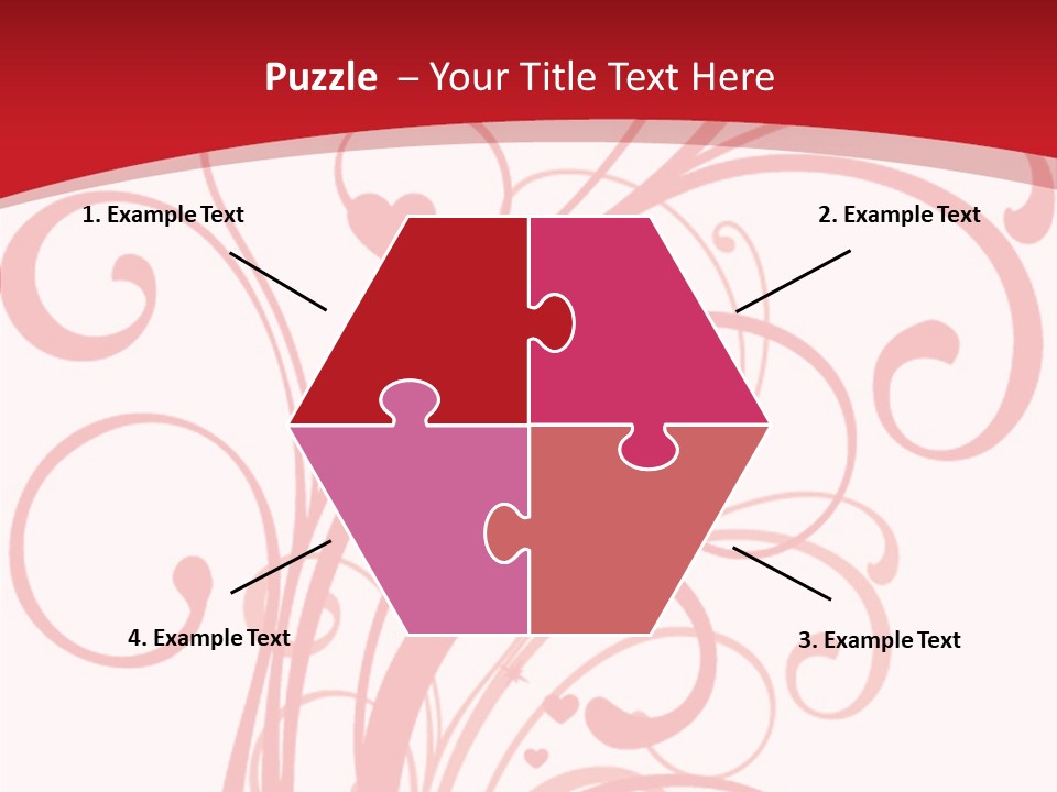 Love Botanical Outline PowerPoint Template