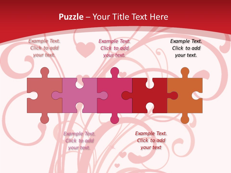 Love Botanical Outline PowerPoint Template