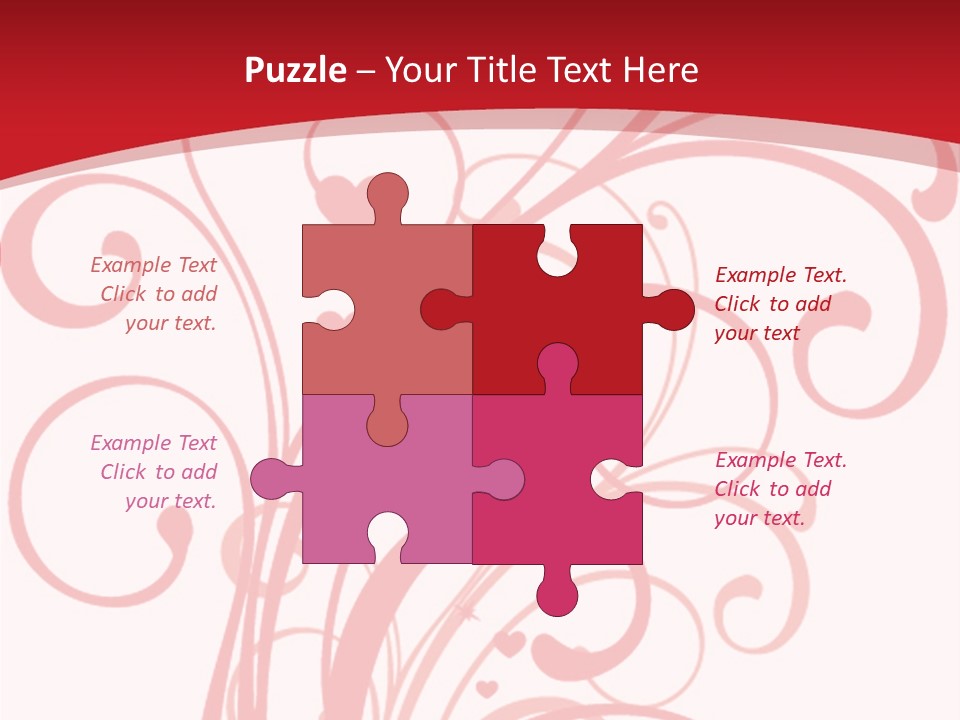 Love Botanical Outline PowerPoint Template